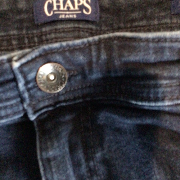 CHAPS Men’s Slim Straight 5 Pocket Denim Jeans Blue Size 38 X 32 - Picture 5 of 8